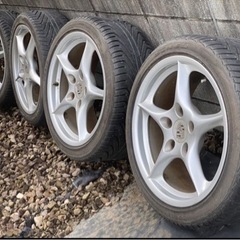 ☆ ボクスター 986 18インチ BBS PCD130 純正オプション 4本　7.5J ET50 / 9J ET52 内1本歪みありPORSCHE ポルシェ ☆の画像