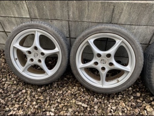 ☆ ボクスター 986 18インチ BBS PCD130 純正オプション 4本　7.5J ET50 / 9J ET52 内1本歪みありPORSCHE ポルシェ ☆