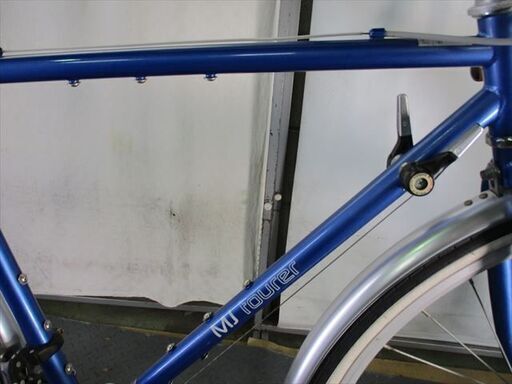 D407 ☆26800円☆整備済み スポーツ中古自転車 ブルー 700C 52cm