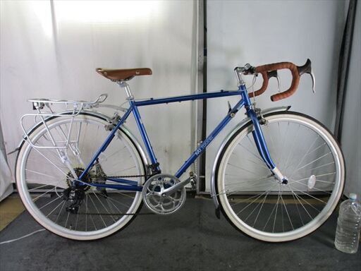 D407☆26800円☆整備済み スポーツ中古自転車 ブルー700C52cm