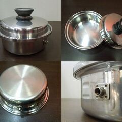 Amway Queen 片手鍋 ソースパン 3点セット MULTI-PLY 18/8 USA製 調理