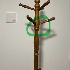 ポールハンガー　木製の画像