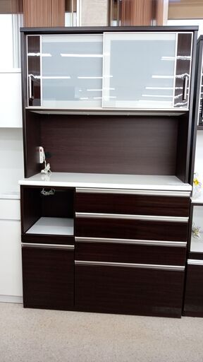 ★ジモティ割あり★ ニトリ レンジボード ブラウン H205×D49.5×W120.5 クリーニング済み TJ4921
