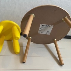 アンパンマンテーブル IKEA MAMMUT マンムット 子ども用スツールの画像