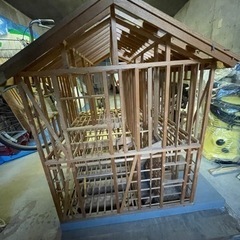 在来軸組工法　ミニュチュア模型の画像