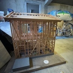 在来軸組工法　ミニュチュア模型の画像