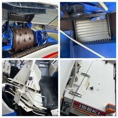 コンバイン イセキ ビバ212 2条刈 12馬力　型式名H062G 中古美品の画像