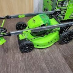 【店頭引き取り限定】グリーンンワークス 自走式 芝刈機 80Vの画像