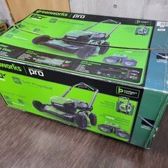 【店頭引き取り限定】グリーンンワークス 自走式 芝刈機 80Vの画像