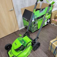 【店頭引き取り限定】グリーンンワークス 自走式 芝刈機 80Vの画像