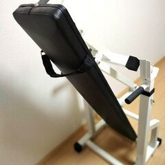 ベンチプレス台　バー・重り・ウエイトセット　値下げしました　価格応談可の画像