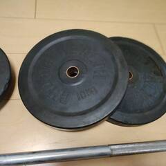 ベンチプレス台　バー・重り・ウエイトセット　値下げしました　価格応談可の画像
