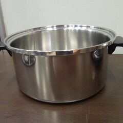 Amway Queen 6L シチューパンセット 両手鍋 蒸し器 MULTI-PLY 18/8 USA製 調理器具 アムウェイ クイーン 札幌市 新道東店の画像