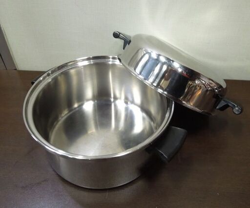 Amway Queen 6L シチューパンセット 両手鍋 蒸し器 MULTI-PLY 18/8 USA製 調理器具 アムウェイ クイーン 札幌市 新道東店