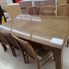 ★ジモティ割あり★ karimoku ダイニングセット 茶色 W165×D100×H71.5 クリーニング済み TC2207