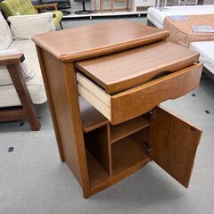 浜本工芸 (ハマモトコウゲイ) 電話台 木製電話台・ファックス台 引き出し付き 値下げしました！】浜本工芸 (ハマモトコウゲイ) 電話台 No.1100