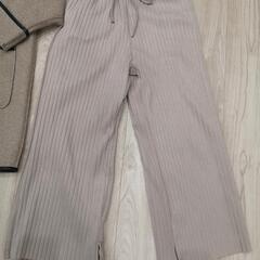 しまむら　コートとワイドパンツセットの画像