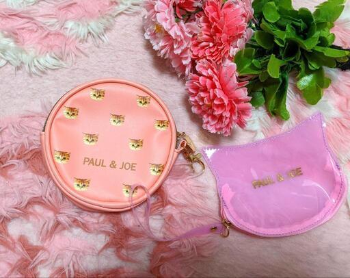 新品♥Paul \u0026 JOE❤ねこポーチ＆透け透けねこポーチ♥お財布小銭入れ