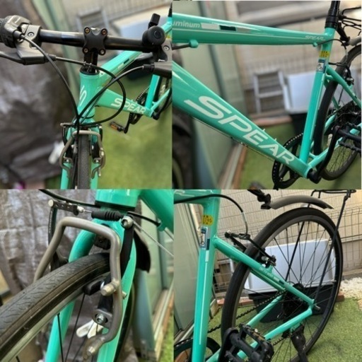 クロスバイク アルミフレーム 700c シマノ製6段変速SPEAR(スペア) SPCA