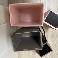 　無料お譲り★0円★ごみ箱　25リットル　2個セット　ダストボックスの画像