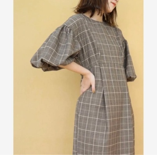 slowmelly チェックワンピース