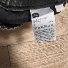 G UデニムスーパーワイドカーゴパンツMの画像