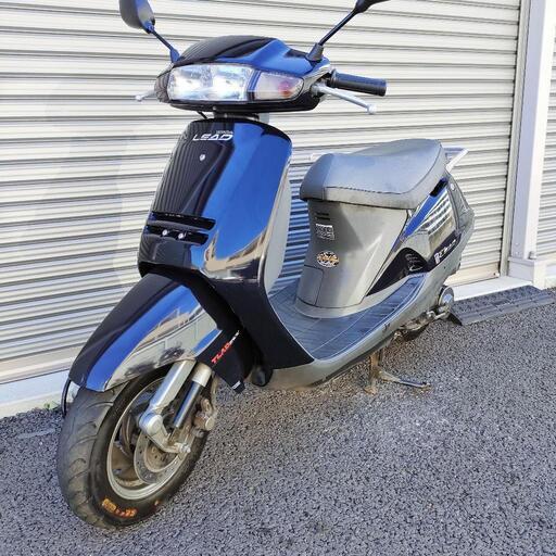 2595.大柄な一台♪ リード50 バッテリー、ミラー新品 千葉県柏市