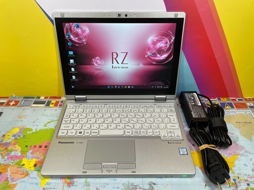 JC03201 パナソニック2in1モバイルPC CF-RZ6RDRVSコンパクト 軽量　ノートパソコン　Win11