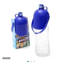 ドギーマン おでかけボトルキャップ君 ブルー 給水 水筒