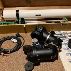 望遠鏡ゆずります（Nikon 8cm アクロマート 簡易自動追尾つき）