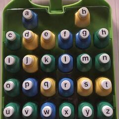 mini craft punch alphabet 小文字の画像