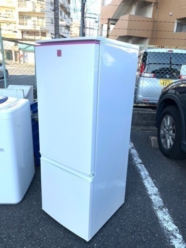 シャープ ２ドア冷凍冷蔵庫 SJ-17E1-KP 北九州市内配送無料　保証1ヵ月