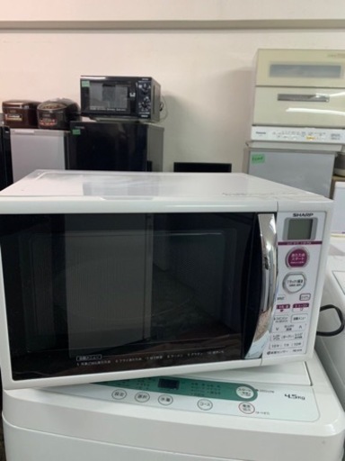SHARP シャープ RE-A19-W 電子レンジ 調理 キッチン　配送可能　保証1ヵ月