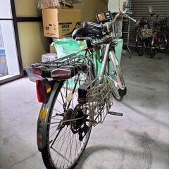 昭和レトロ旧式自転車 の画像
