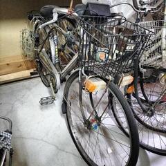 昭和レトロ旧式自転車 の画像
