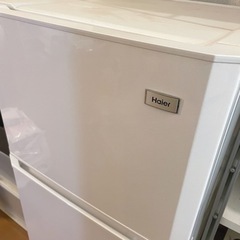 Haier 2ドア冷蔵庫 JR-N106H 2015年製 106L ※3/24 11:30引渡しの画像