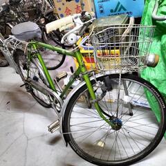 昭和レトロ旧式自転車 の画像