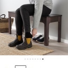 【取引相手決定】最終値引き！IKEAダイニングベンチ、ダークブラウン