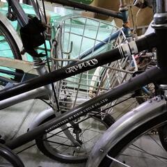 昭和レトロ旧式自転車の画像