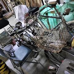 昭和レトロ旧式自転車の画像