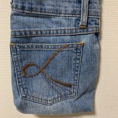 ハンドメイド　デニムリメイク　ショルダーバッグの画像