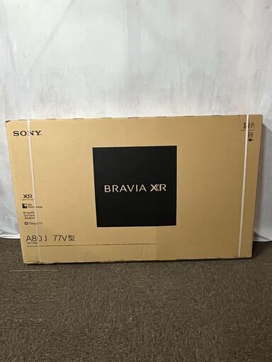 ほぼ未使用 SONY BRAVIA XRJ-77A80J 4K有機ELテレビ