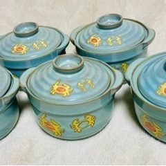 【未使用品_和食器】茶碗蒸し　5客セット　