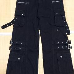 ROMWE Grunge Punk 無地柄 バックルテープ カー...