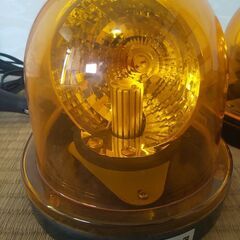 マグネット LED パトライト 橙色回転灯 DC12V/24V兼用 1個の画像