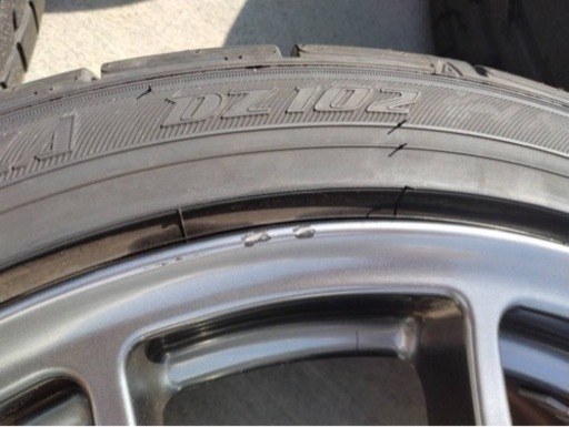 WRXSTI純正ホイール BBS 245/40R18 