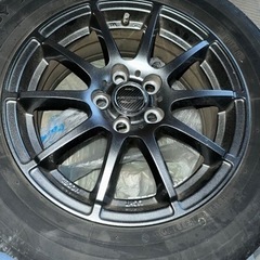 プリウス50後期で使っていた社外ホイルセットですの画像