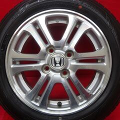 ★イボ付き★ ホンダ N-BOX純正14インチホイール 4本 4.5J +40 4H 100 DUNLOP ENASAVE EC300+ 155/65R14 HONDA N-ONE N-WGN 軽 ダンロップ