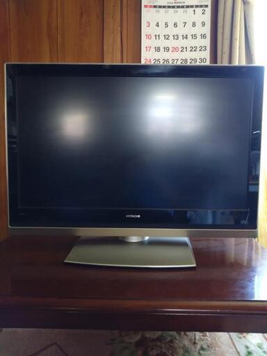HITACHI３７インチとHDDブルーレイ