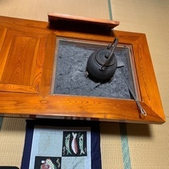 箱火鉢 テーブル